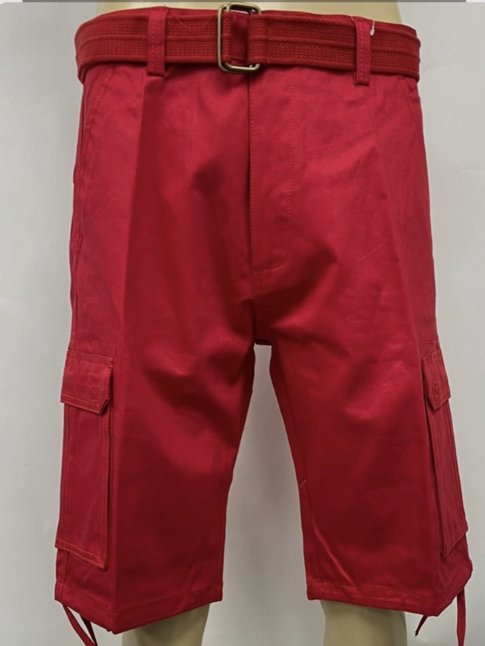 Bright Red Cargo Shorts, Access Brand
